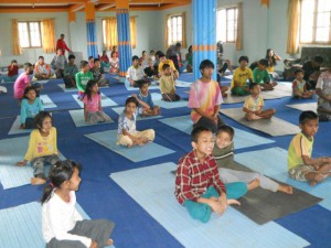 Children in Yoga Class