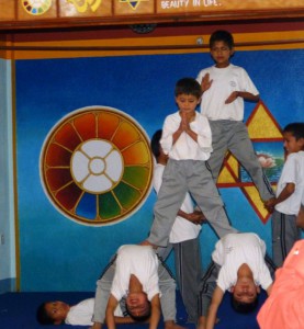 Hatha Yoga Demo by Children