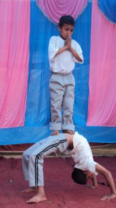 Children doing Yoga